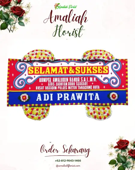 Papan Bunga Ucapan Selamat Keraswetan